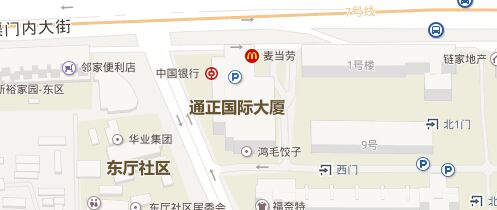 通正国际大厦地图
